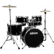 Ddrum ddrum D1 Junior Complete Drum Set with Cymbals, Midnight Black
