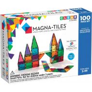 Magna-Tiles 100-Piece Clear Colors Set  The Original, Award-Winning Magnetic Building Tiles  Creativity and Educational  STEM Approved