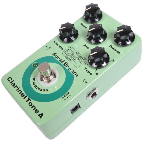  Aural Dream Clarinet Tone A Synthesizer Guitar Effects Pedal based on Organ including choir clarinet 8,clarinet 8,theater clarinet 16 and clarinet with vibrato module control