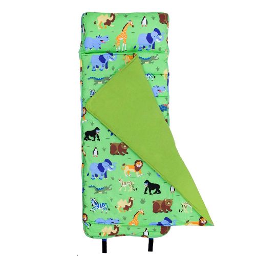  Wildkin Nap Mat with Pillow for Toddler Boys and Girls, Perfect Size for Daycare and Preschool, Designed to Fit on a Standard Cot, Patterns Coordinate with Our Lunch Boxes and Back