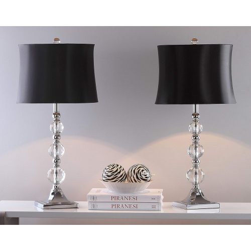 Safavieh Lighting Collection Maeve Crystal Ball 28-inch Table Lamp (Set of 2)