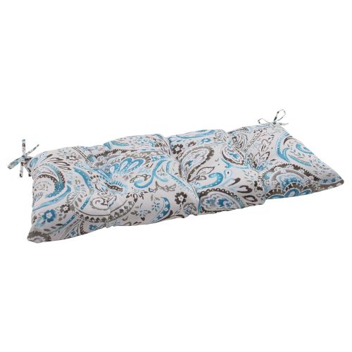  Pillow Perfect Indoor/Outdoor Vermilya Tidepool Swing/Bench Cushion