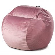 CordaRoys POSH - Misty Rose Velvet - Medium Bean Bag Chair
