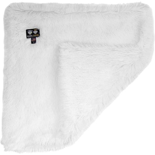  BESSIE AND BARNIE Bessie and Barnie Snow White Luxury Shag Ultra Plush Faux Fur Pet, Dog, Cat, Puppy Super Soft Reversible Blanket (Multiple Sizes)
