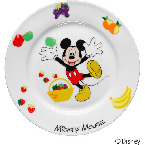 더블유엠에프 Besuchen Sie den WMF-Store WMF Disney Mickey Mouse Kindergeschirr mit Kinderbesteck, 6-teilig, ab 3 Jahren, Cromargan Edelstahl poliert, spuelmaschinengeeignet, farb- und lebensmittelecht