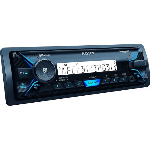 소니 Sony DSX-M55BT Bluetooth Marine Digital Media Stereo Receiver with SiriusXM
