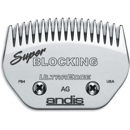  Andis Carbon Infused Steel UltraEdge Dog Clipper Blade, Size-7 Skip Tooth, 18-Inch Cut Length (64080)