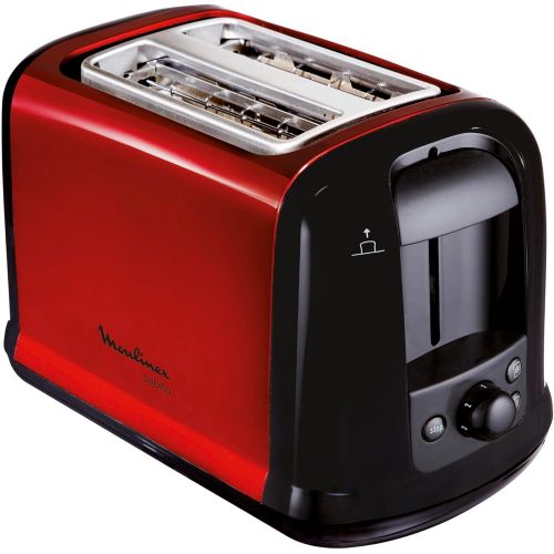  Moulinex LT261D Toaster Subito, rot metallic,Rot, Schwarz