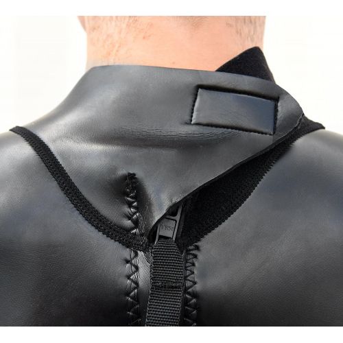  Ivation 3mm Wind-Resistant Short Wetsuit for Men - Crafted of Premium Flexible Neoprene with Flatlock Construction