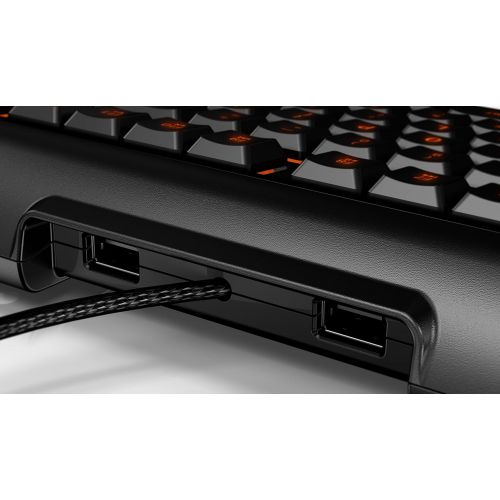  SteelSeries Apex M800 RGB Mechanical Gaming Keyboard - RGB LED Backlit - Linear & Quiet Switch