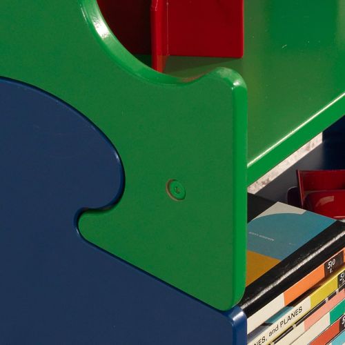 키드크래프트 KidKraft Puzzle Book Shelf - Primary
