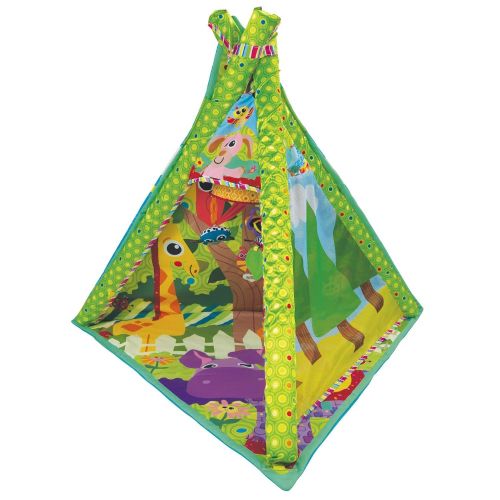  Lamaze LAMAZE - 4-in-1 Play Gym, an Open Mesh Play Tent and Tunnel for Baby to Lay, Sit, Crawl and Explore, with Multiple Positions, Detachable Toys and a Mirror, 0 Months and Older