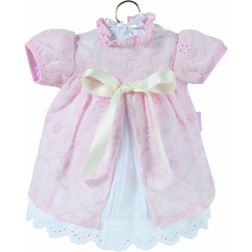  Corolle Classic Baby Doll 17-inch Fashion Pink Eyelet Dress & Shrug