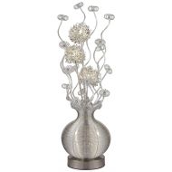 Dimond Lighting D2717 Labelle LED Contemporary Floral Floor Lamp, Silver