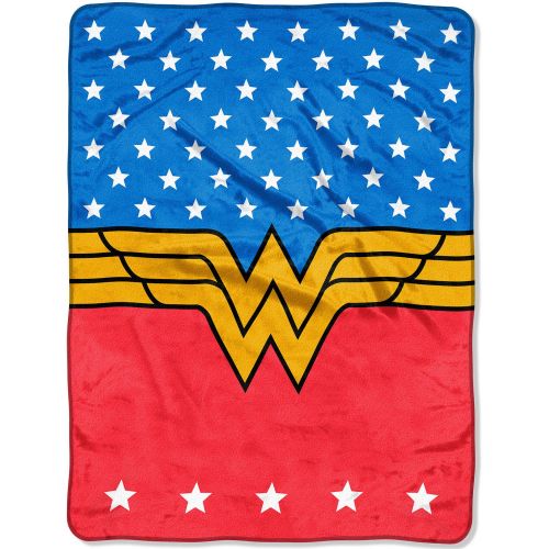  Wonder Woman Kids Wonder Woman Throw Blanket & Large 22” Character Pillow Plush Set