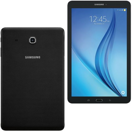 삼성 Samsung Galaxy Tab E 9.6 16GB Wi-Fi Tablet (Black) SM-T560NZKUXAR + USB Cable + 5pc Deluxe Cleaning Kit + HeroFiber Ultra Gentle Cleaning Cloth