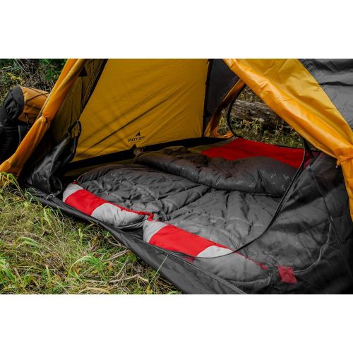  TETON Sports Tracker Ultralight Double Sleeping Bag; Lightweight Backpacking Sleeping Bag for Hiking and Camping Outdoors; Compression Sack Included; Never Roll Your Sleeping Bag A