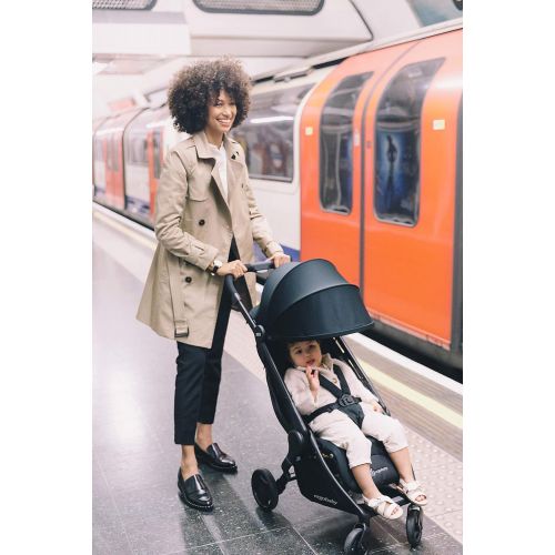 에르고베이비 Ergobaby Metro Lightweight Baby Stroller, Compact Stroller with Easy One-Hand Fold, Blue
