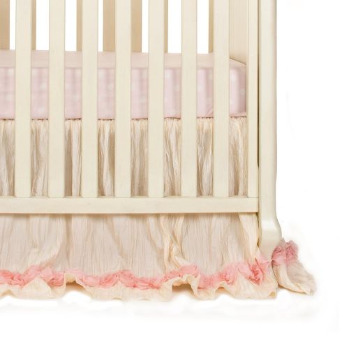  Glenna Jean Crib Skirt Victoria Dust Ruffle for Baby Nursery Crib