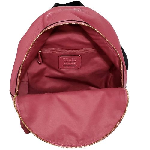  COACH Coach Leather Medium Backpack Pebbled Leather Bag Strawberry F30550 New