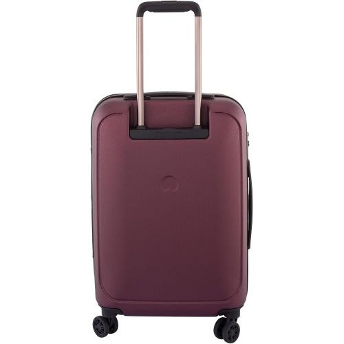  DELSEY Paris Luggage Cruise Lite Hardside 21 Carry on Exp. Spinner with Front Pocket, Black Cherry