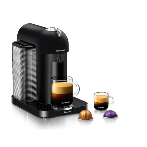 브레빌 상세설명참조 Breville-Nespresso USA BNV220BKM1BUC1 Vertuo Coffee and Espresso Machine, Matte Black