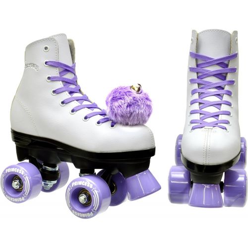  Epic Skates Epic Purple Princess Quad Roller Skates 3-piece Bundle 12