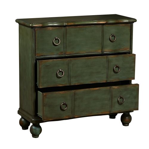  Pulaski DS-P017068 Classic New England Distressed Accent Drawer Chest, Green