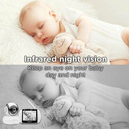 모토로라 Motorola Baby Motorola Video Baby Monitor with 2 Cameras, 3.5 Inch LCD Screen