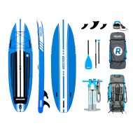 iROCKER All-Around Inflatable Stand Up Paddle Board 10/11 Long 32 Wide 6 Thick SUP Package
