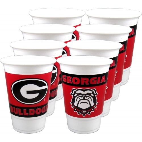  Westrick Georgia Bulldogs Party Supplies - Serves 16 (48 pieces)