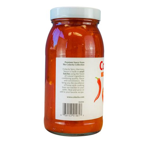  Colavita Spicy Marinara Sauce, 25 Ounce (Pack of 4)