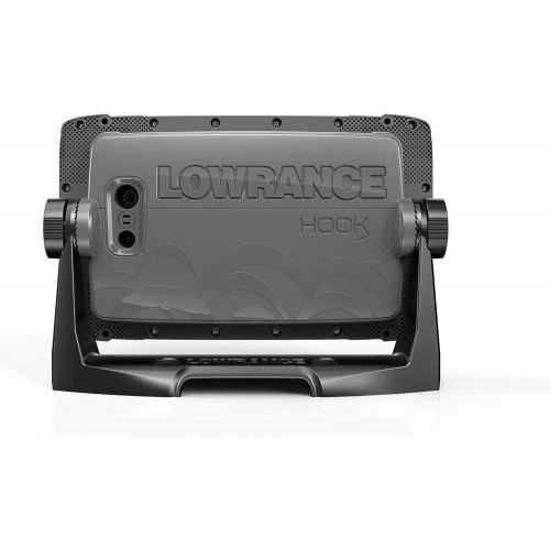  Lowrance HOOK2 5X - 5-inch Fish Finder with SplitShot Transducer and GPS Plotter