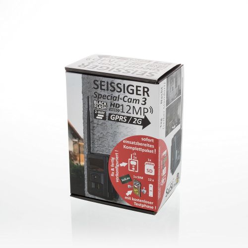  SEISSIGER Special-Cam-3 2G BlackFlash HD 12MP BlackEdition Komplettpaket