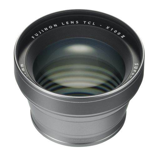 후지필름 Fujifilm Fujinon Tele Conversion Lens for X100 Series Camera, Silver (TCL-X100 S II)