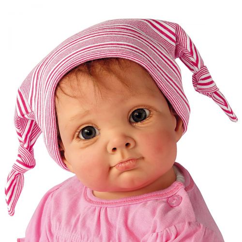  The Ashton-Drake Galleries Elly Knopps Julia And The Sock Goblin So Truly Real Lifelike Baby Girl Doll