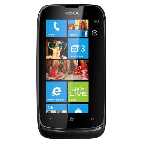  Nokia Lumia 610 8GB 3G Windows 7.5 Smartphone w 5MP Camera - Black