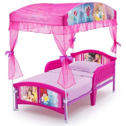  Delta Children Canopy Toddler Bed, Disney Princess