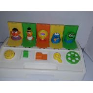 1985 Muppets, Inc. Playskool Muppets Sesame Street POPPIN PALS with Ernie & Bert, Big Bird, Cookie Monster & Oscar The Grouch