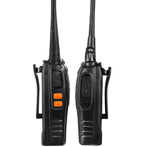  [아마존베스트]Arcshell Rechargeable Long Range Two-Way Radios with Earpiece 6 Pack UHF 400-470Mhz Walkie Talkies Li-ion Battery and Charger Included