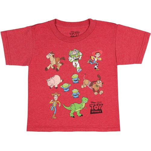 디즈니 Disney Pixar Toddler Toy Story Shirt Character Toy Lot Graphic T-Shirt