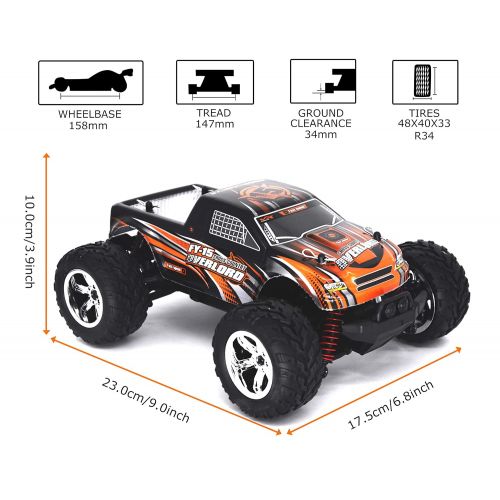  Tecesy RC Truck 1:20 Full Scale 4WD Off Road Vehicle Electronic 2.4GHz All Terrain Remote Control Truck FY-15 Model High Speed Racing Monster Car Cross-Country Hobby Toys Rc Car fo