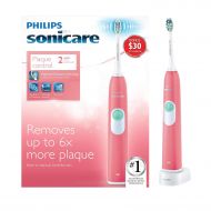 Philips Sonicare 2 Series plaque control rechargeable electric toothbrush, Black, HX6211
