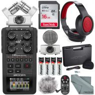 Zoom  Photo Savings Zoom H6 Handy Recorder with Interchangeable Microphone System with Deluxe Accessory Bundle