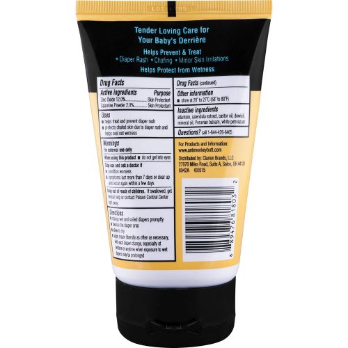  Anti Monkey Butt Baby Diaper Rash Cream | Treats Skin Irritation | Zinc Oxide Cream with Calamine | 3 Ounces