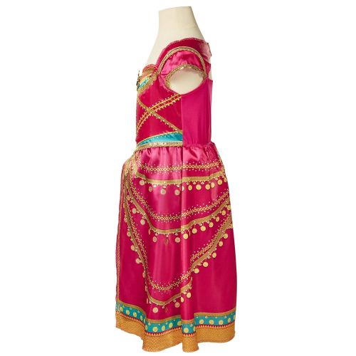  Aladdin Disney Jasmine Dress Costume Pink Fuchsia Outfit