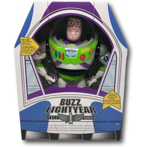 디즈니 Disney Store Authentic Toy Story 12-Inch Talking Buzz Lightyear and 16-Inch Talking Woody Figures