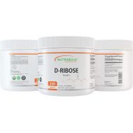 NutraBulk Premium D-Ribose Powder - 2,000 Grams (2 x 1000 gram bottles).