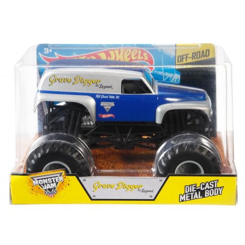  Hot Wheels Monster Jam 1:24 Scale Grave Digger the Legend Vehicle