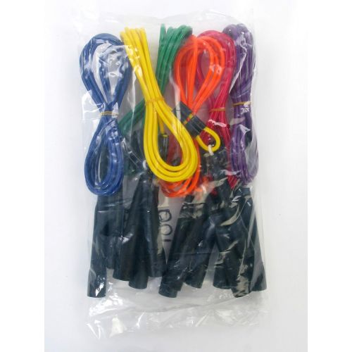  [아마존베스트]American Educational Products Adjustable Length Jump Ropes, Assorted Colors, Set of 6
